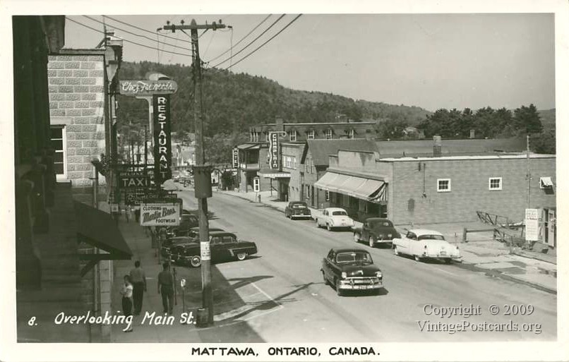 The historic Champlain Theatre in Mattawa, Ontario